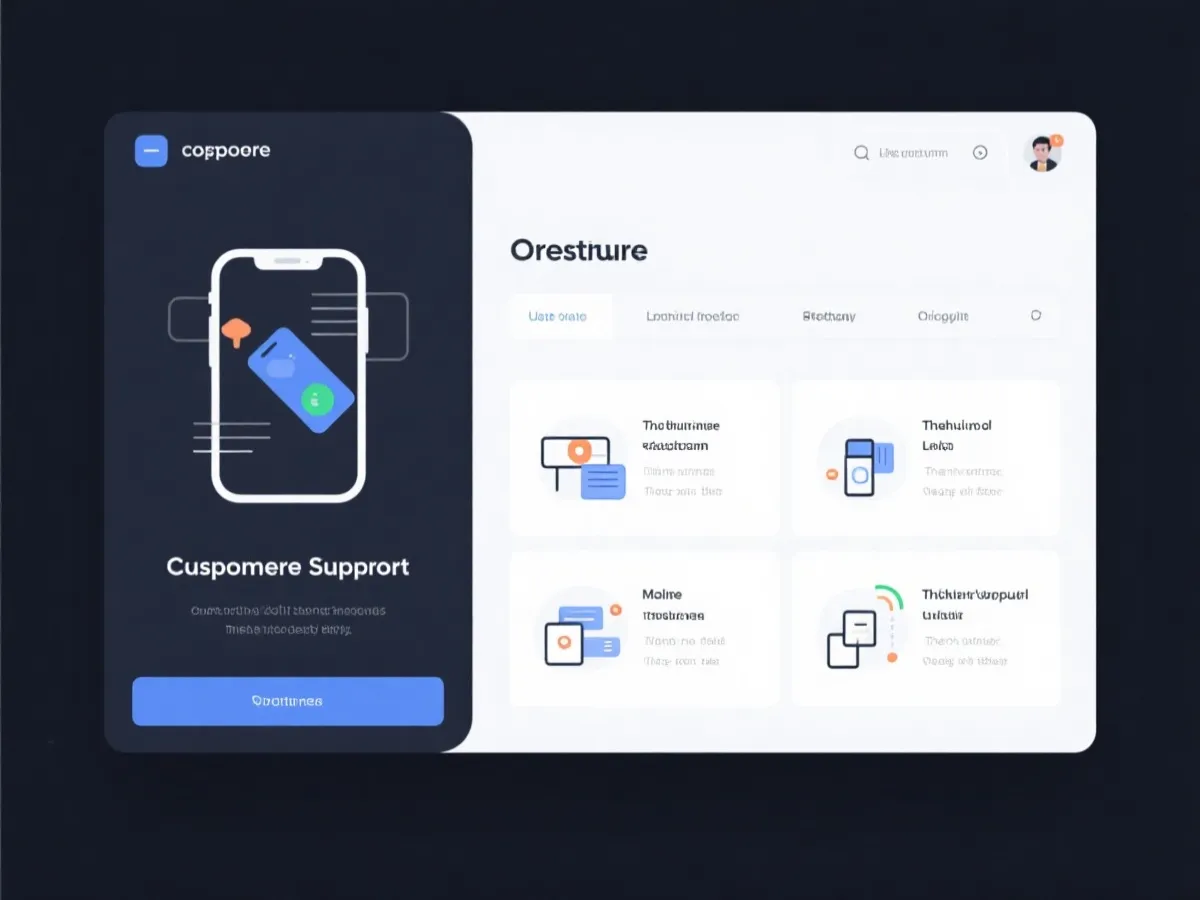 移动端技术支持与故障排查示意图