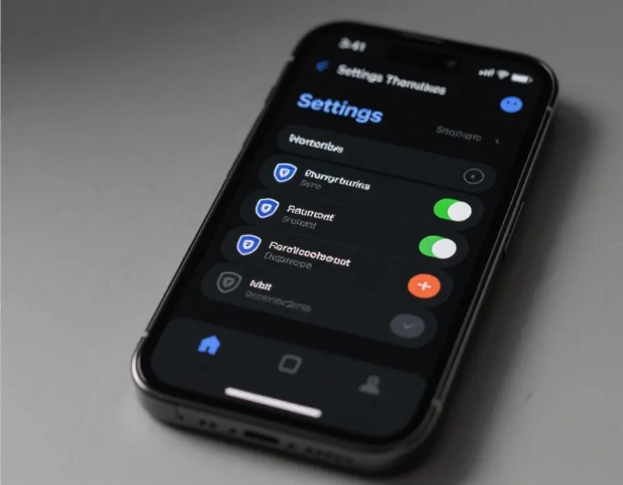 手机设置与安全排查示意图
